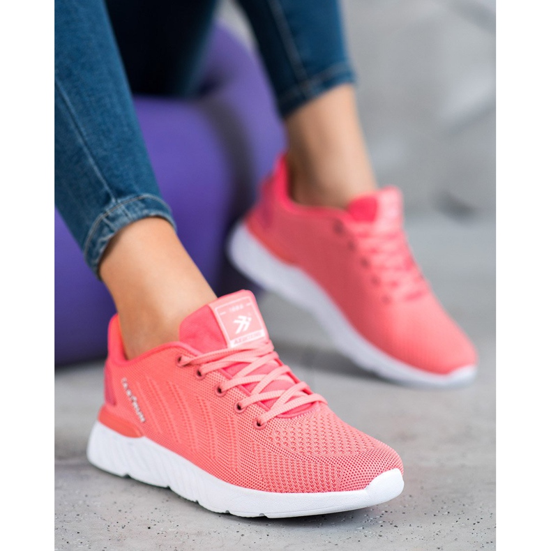 Ax Boxing Light Openwork Sport Shoes pink 1