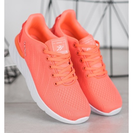 Ax Boxing Light Openwork Sport Shoes orange 2