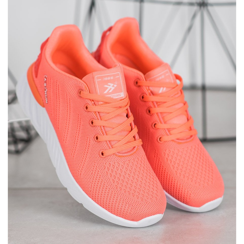 Ax Boxing Light Openwork Sport Shoes orange 2