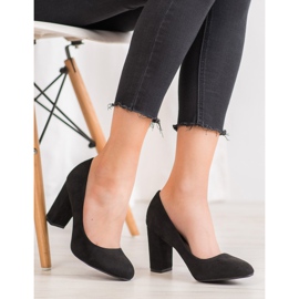 SHELOVET Classic Pumps On A Pillar black 1 SHELOVET Classic Pumps On A Pillar black 1