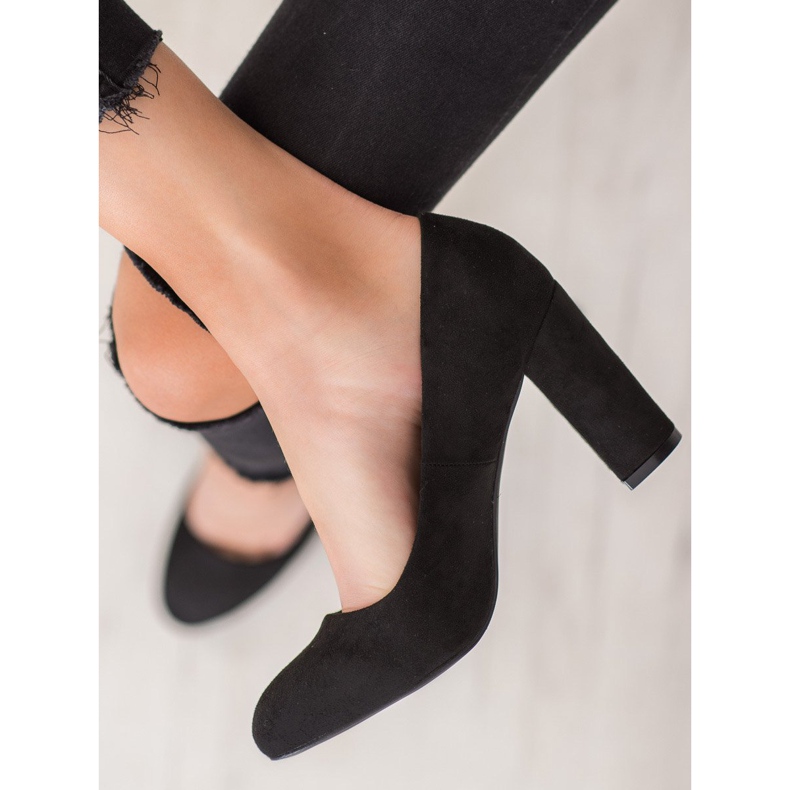 SHELOVET Classic Pumps On A Pillar black 2 SHELOVET Classic Pumps On A Pillar black 2