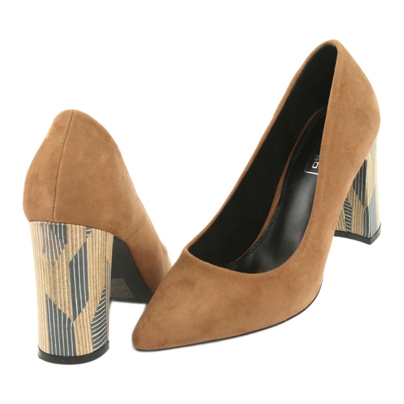 Suede Filippo 1103 pumps beige 4