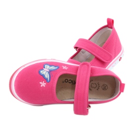 Atletico butterfly ballerinas with leather insole pink 6