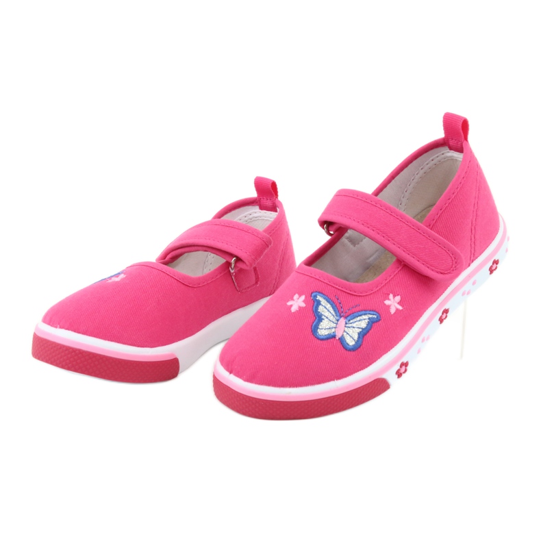 Atletico butterfly ballerinas with leather insole pink 3