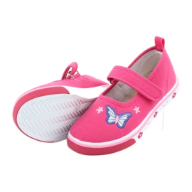 Atletico butterfly ballerinas with leather insole pink 5