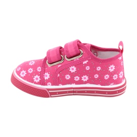 Atletico daisy velcro sneakers pink 2