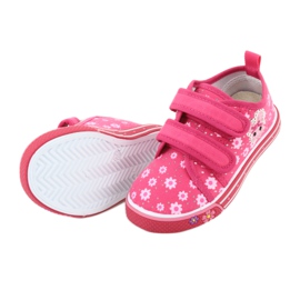 Atletico daisy velcro sneakers pink 4