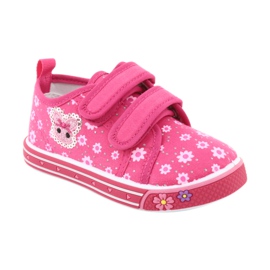 Atletico daisy velcro sneakers pink 1