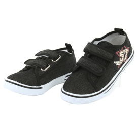Velcro sneakers Atletico jeans black 3