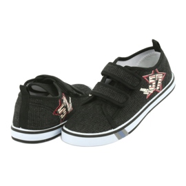 Velcro sneakers Atletico jeans black 4
