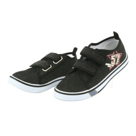 Velcro sneakers Atletico jeans black 3