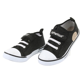 Sneakers with leather insert Atletico BSM029 black 3