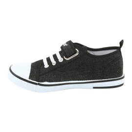 Sneakers with leather insert Atletico BSM029 black 2