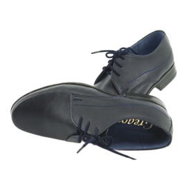 Gregors Boys shoes leather navy blue insert 6 Gregors Boys shoes leather navy blue insert 6