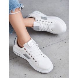 SHELOVET Lace-up Sports Shoes white 1