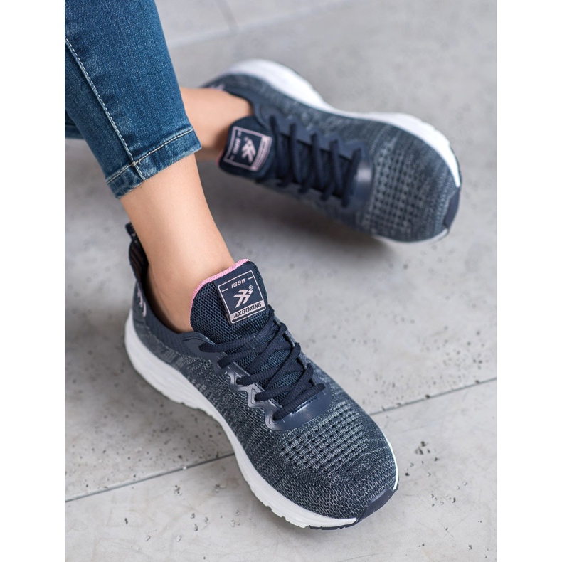 Ax Boxing Light Textile Shoes blue 1