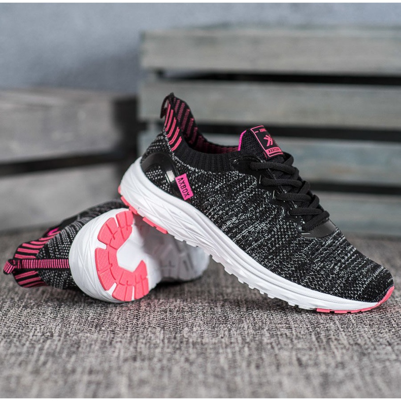 Ax Boxing Light Textile Shoes black 1