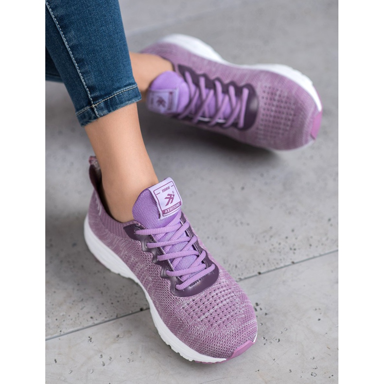 Ax Boxing Light Textile Shoes purple 2