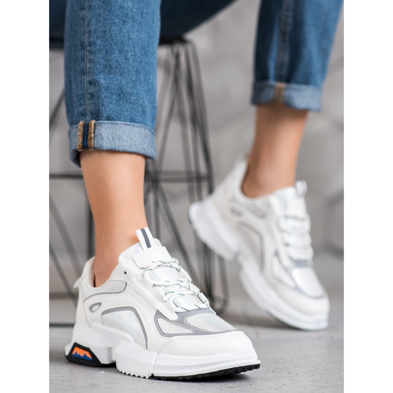 SHELOVET Sports Sneakers On The Platform white multicolored 1