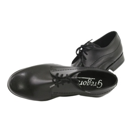 Boys 'boys' shoes leather insole Black Gregors 429 5 Boys 'boys' shoes leather insole Black Gregors 429 5