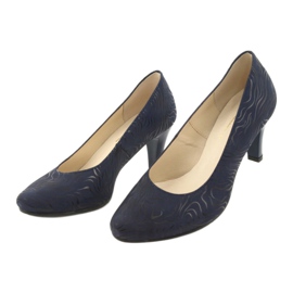 Gregors 689 navy blue women's pumps 3