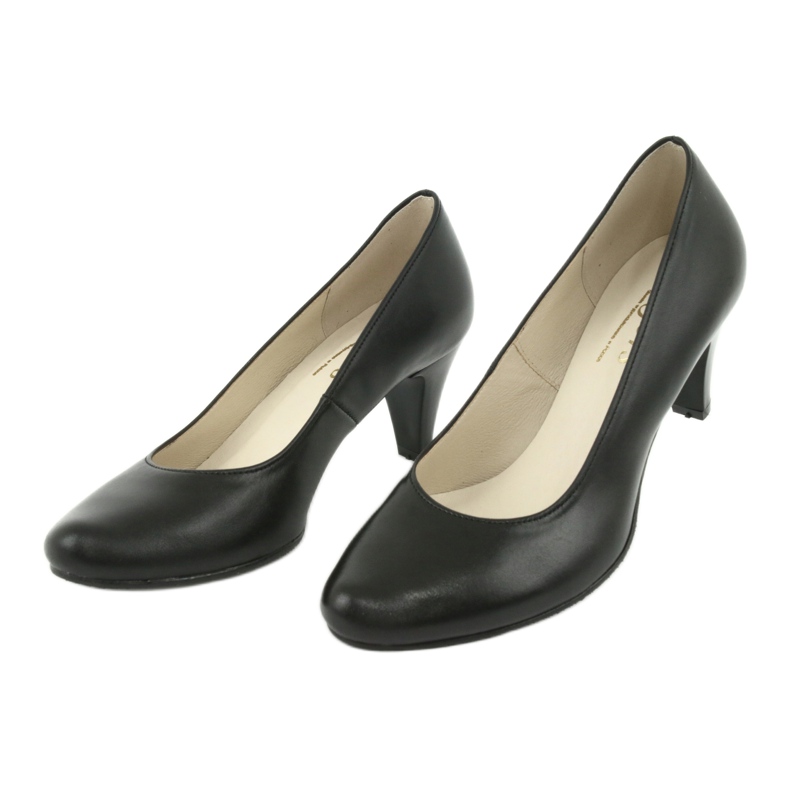 Gregors 465 black leather business pumps 3 Gregors 465 black leather business pumps 3