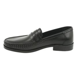 Pilbut Morello Men's black loafers black 01 2 Pilbut Morello Men's black loafers black 01 2
