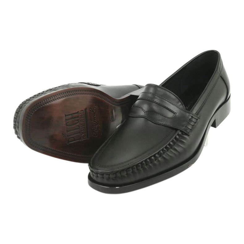 Pilbut Morello Men's black loafers black 01 4 Pilbut Morello Men's black loafers black 01 4