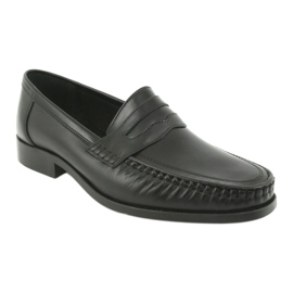 Pilbut Morello Men's black loafers black 01 1 Pilbut Morello Men's black loafers black 01 1