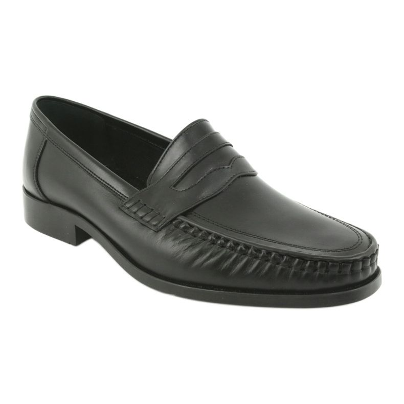 Pilbut Morello Men's black loafers black 01 1 Pilbut Morello Men's black loafers black 01 1