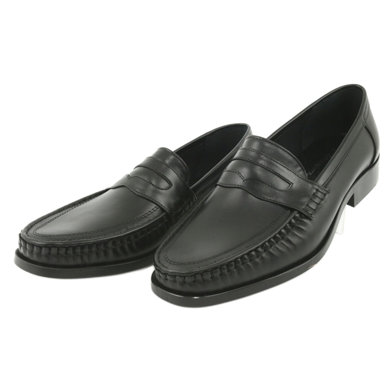 Pilbut Morello Men's black loafers black 01 3 Pilbut Morello Men's black loafers black 01 3