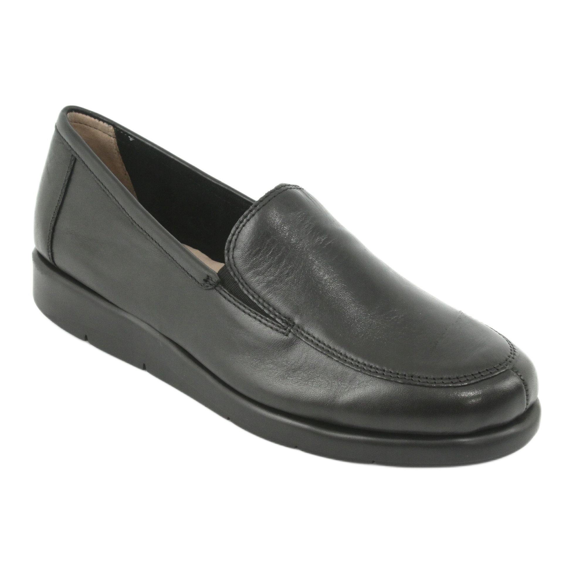 Caprice loafers comfort 24751 black - KeeShoes