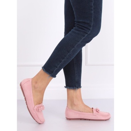 Pink suede loafers 9F150 Pink 1