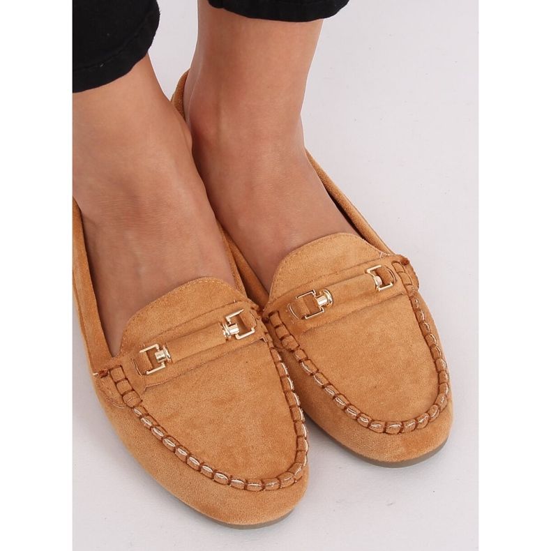 Women's loafers camel 22-7 Camel brown 1