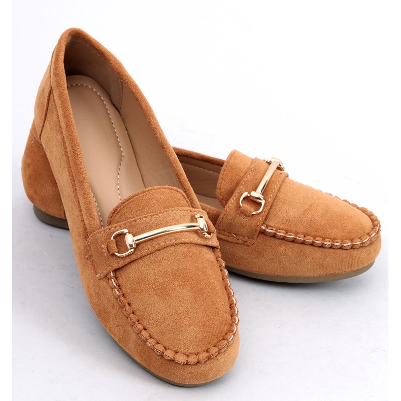 Women's loafers camel 99-01A Camel brown 2