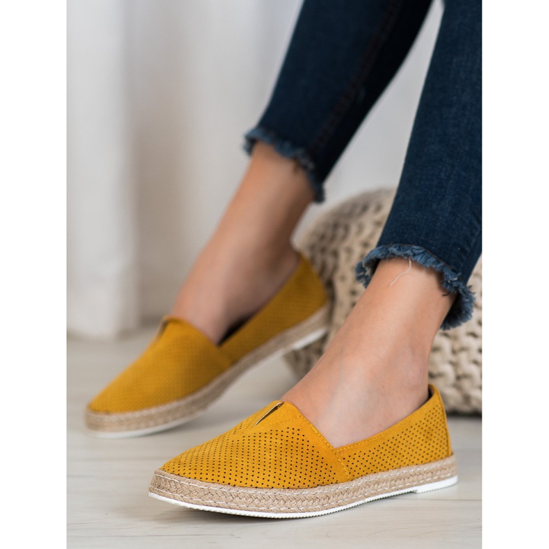 SHELOVET Casual Slipons yellow 1 SHELOVET Casual Slipons yellow 1