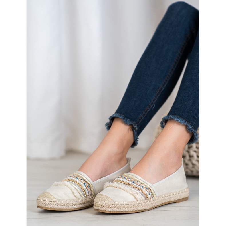 RTX WALK Comfortable Espadrilles With Ornaments beige 2
