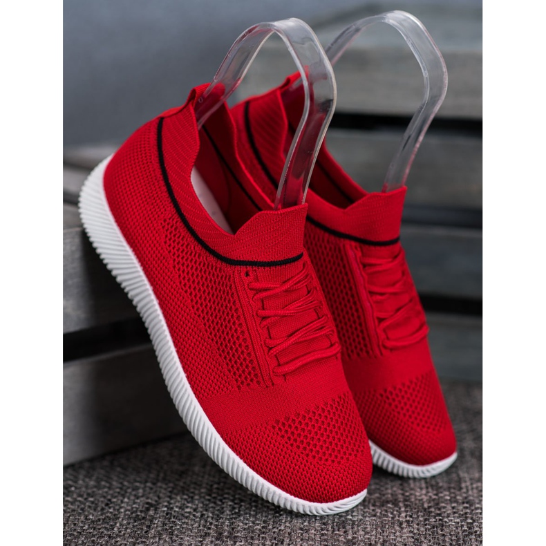SHELOVET Red Sports Shoes 2