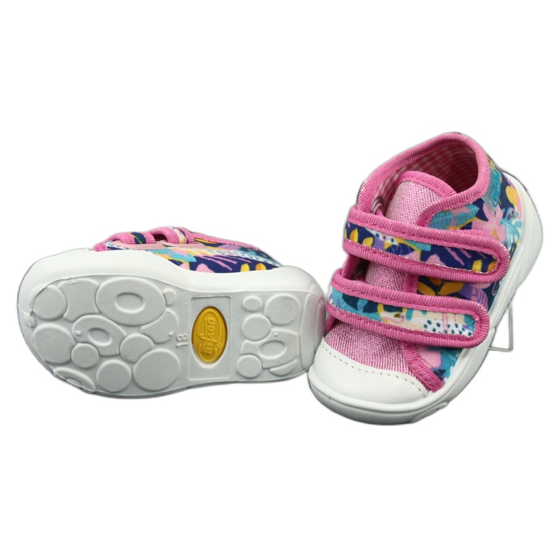 Befado orange children's shoes 212P064 white navy blue blue pink yellow 3