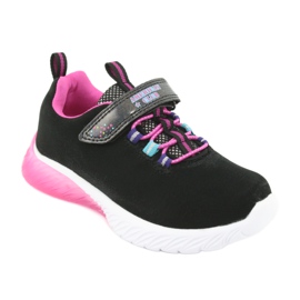 American Club ES14 pink sports shoes black purple 1