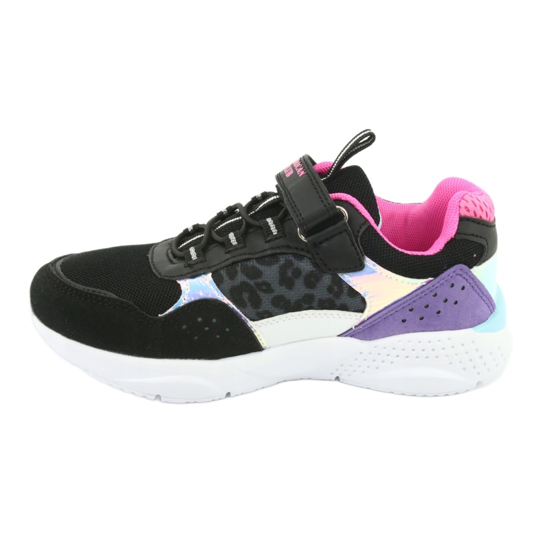 Fashionable American Club ES07 sports shoes black purple pink grey 2