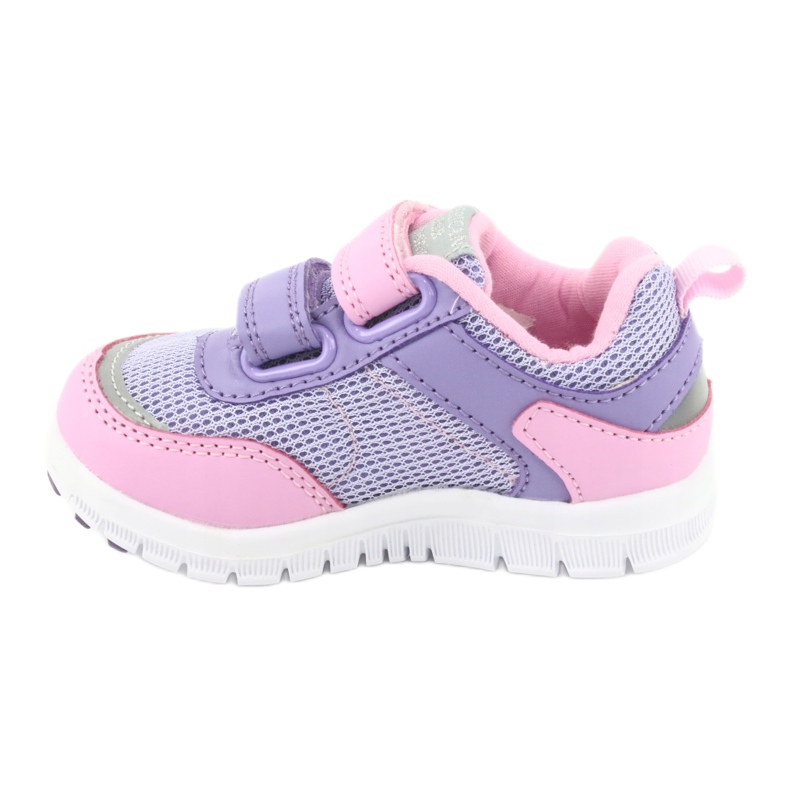 American Club ES23 two velcro sports shoes purple pink 2