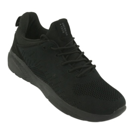 Black American Club HA05 slip-on sports shoes 1