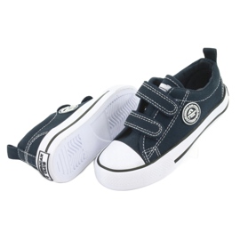 Navy American Club LH35 Velcro Sneakers blue 4