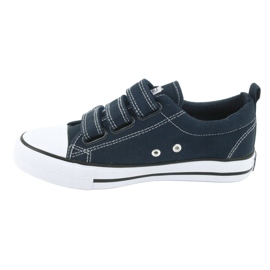 American Club American LH31 navy blue velcro sneakers 2