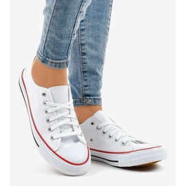 Classic white women's sneakers ZC-2 2