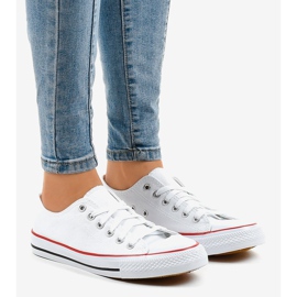 Classic white women's sneakers ZC-2 1