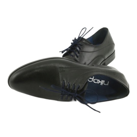 Nikopol Black leather shoes 1736 6