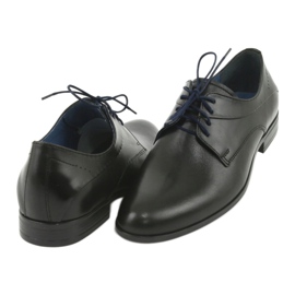 Nikopol Black leather shoes 1736 4