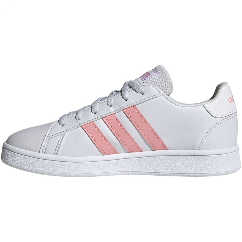 Shoes adidas Grand Court K Jr EG1995 white pink 2 Shoes adidas Grand Court K Jr EG1995 white pink 2